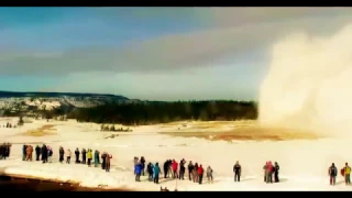 Yellowstone supervolcano Old Faithful erupt - Извержение вулкана Йеллоустон, Супервулкан