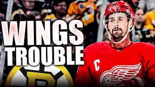 TROUBLE IN DETROIT: ADVERSITY FOR THE RED WINGS (Re: Reddit, TERRIBLE Game VS Boston Bruins) NHL