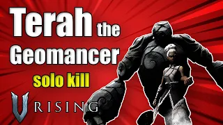 V Rising - Terah the Geomancer (Boss Fight)