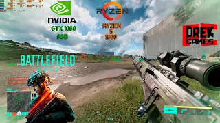 Battlefield 2042 Ryzen 5 1600 OC 3.85 ghz GTX 1060 6 Gb OC en 2023