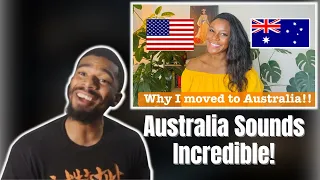 AMERICAN REACTS TO Why I Moved To Australia | And You Should Too!!