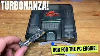 Add RGB and S-video to your PC Engine! Turbonanza install and demonstration