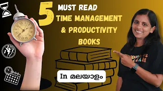 5 MUST READ Time Management & Productivity Books | In മലയാളം |English Subtitles