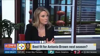 Best fir for Antonio Brown next season   Good Morning Football