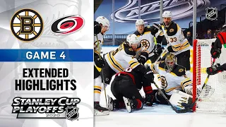 Boston Bruins vs Carolina Hurricanes R1, Gm4 Aug 17, 2020 HIGHLIGHTS HD