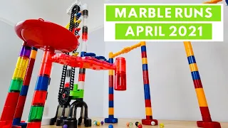 Marble ASMR | Marble Run RACE ASMR Compilation April 2021