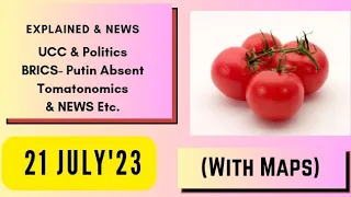 21st July 2023 | Gargi Classes Explained & News Analysis | By Priyanka Ma'am
