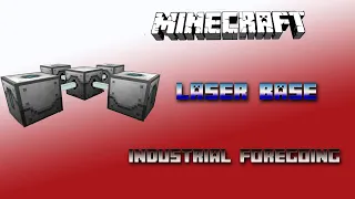 Laser Base / Laser Drill 💎 Minecraft Industrial Foregoing Tutorial 💎 English