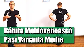 TUTORIAL Pasi de dans pentru incepatori Bătuta Moldovenească Varianta Medie