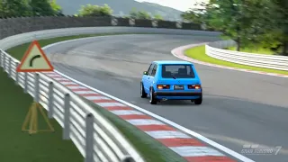 Volkswagen GTI MK1 in Gran Turismo 7 (Deep Forest Raceway)