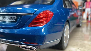 1/18 MERCEDES-MAYBACH S 650 2019 - BLUE METALLIC (183425)  - NOREV (Unboxing) Review by CarsMond