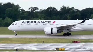 *RARE* Air France Airbus A350-900 [F-HTYS] landing in RDU Airport