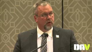 DAV National Adjutant and CEO Marc Burgess speaks at DAV's 2016 Mid-Winter Conference