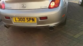 lexus sc430 exhaust start up from cold