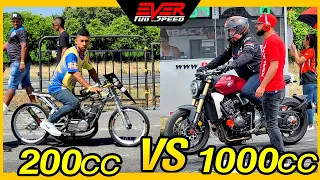 IMPOSIBLE: Yamaha RX 🆚 Honda CB1000R 🆚 Yamaha XJ6 🆚 Kawasaki ER6N 🔥 DRAG RACING 🔥 Track Times 2022