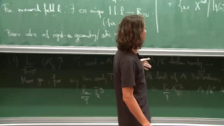 Peter SCHOLZE (oct 2011) - 1/6 Perfectoid Spaces and the Weight-Monodromy Conjecture