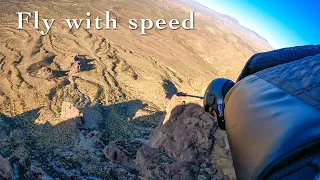 Superstition wingsuit flight