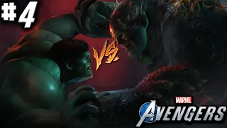 Hulk VS Abomination Boss Fight! - Marvel Avengers Gameplay Walkthrough Part 4