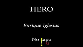 HERO- ENRIQUE IGLESIAS -Easy Chords and Lyrics