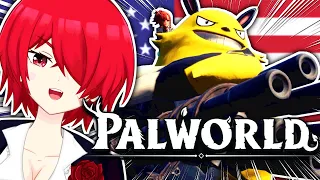 Let's Make Pokemon Great Again, With GUNS! I CAN FINALLY PLAY PALWORLD! | 🔴LIVE VTuber Gameplay