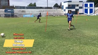 Entrenamiento Profesional,Trabajo defensivo/ Cobertura + Anticipó.