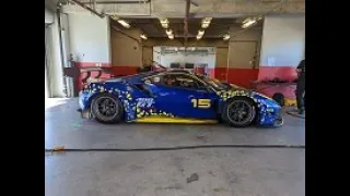 F1 helmet camera at Laguna Seca :What I see In a Ferrari 488GT Modificata as passenger