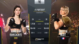 FIGHT FOR THE BELT (FULL FIGHT) | BLOT vs ERNESTA KARECKAITE | HX MMA#6