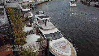 2018 Sea Ray L550 Fly - Seakeeper working on Miami River