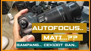 Lensa Kamera Autofocus Mati CEKIDOT !