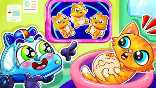 Animal Doctor Checkup Song😿My Pet Got A Boo Boo🚌🚓+More Nursery Rhymes by Baby Cars & Friends