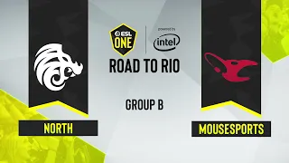 CS:GO - mousesports vs. North [Mirage] Map 2 - ESL One: Road to Rio - Group B - EU
