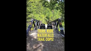 Sussex ATV Rally: Amazing Trails, Waterfalls, & Stopped by Trail Cops !