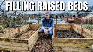 How To Fill A No Dig Raised Garden Bed CHEAP And EASY!