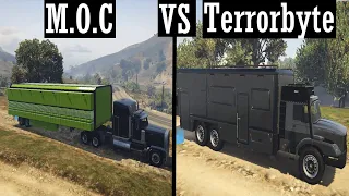 Gta Online - Full Armored Mobile Operations Center ( MOC ) VS Terrorbyte / Which is Better
