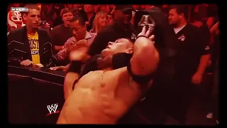 A horror movie icon appears and attacks John Cena