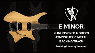 Plini Inspired Modern Atmospheric Metal Backing Track in E Minor | 130 BPM