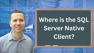 Uncovering the Alternative to the Missing SQL Server Native Client - What You Need to Know!