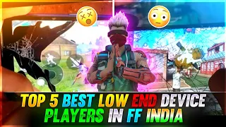 Top 5 Best Low 🔅 End Device 📱 Players In Free Fire India 😱-para_SAMSUNG,A3,A5,A6,A7,J2,J5,A7,S5,S6,S