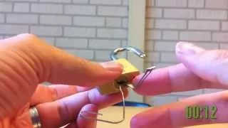 ABUS 65/30 lock picked in 12 seconds without lockpick