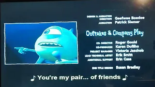 Monsters, Inc. (2001) End Credits (with Bloopers) Part 02