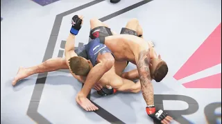 ДАСТИН ПОРЬЕ VS ДЭН ХУКЕР! ПОРЬЕ ВЫРУБИЛ ХУКЕРА! DUSTIN POIRIER vs DAN HOOKER PlayStation 4 - UFC 3