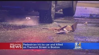 Pedestrian Hit And Killed In Downtown Boston