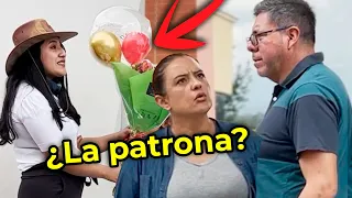 LA PATRONA le ENVÍA UN REGALO al VIEJO 😳 (Br0m1t4) | Los Morales