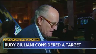 Rudy Giuliani informed he is now 'target' in Georgia 2020 election probe