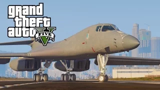 GTA V B-1B Lancer supersonic bomber with variable wings (MOD)