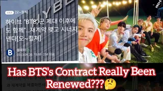HYBE Confirm BTS Contract Renewal...Really????🤔