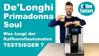 DeLonghi Primadonna Soul Kaffeevollautomat Test mit ❤️ + 14 Getränke & Milchschaum im Check