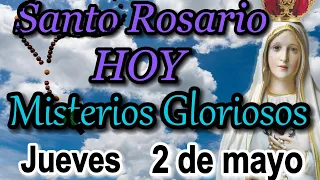 Santo Rosario de HOY Jueves 2 de mayo 2024 🙌🙏Misterios Luminosos, Rosario a la Virgen María🙌🙏