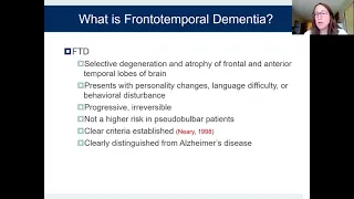 Frontotemporal Cognitive and Behavior Syndromes in ALS