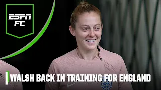 Keira Walsh BACK training for England ahead of Nigeria! ‘HUGE boost for their World Cup!’ | ESPN FC